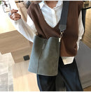 Luxury Designer Handbags Ladies Bucket Bag PU Leather Shoulder Bags Large Capacity Crossbody Bags for Women 2024 New Tote Bag