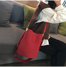 Luxury Designer Handbags Ladies Bucket Bag PU Leather Shoulder Bags Large Capacity Crossbody Bags for Women 2024 New Tote Bag