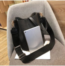 Luxury Designer Handbags Ladies Bucket Bag PU Leather Shoulder Bags Large Capacity Crossbody Bags for Women 2024 New Tote Bag