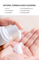 Natuhana 60ml Eyelash Extension Shampoo Mousse False Eyelashes Glue Accessories Lash Cleaning Foam No Stimulation Makeup Tools
