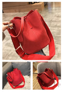 Luxury Designer Handbags Ladies Bucket Bag PU Leather Shoulder Bags Large Capacity Crossbody Bags for Women 2024 New Tote Bag