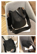 Luxury Designer Handbags Ladies Bucket Bag PU Leather Shoulder Bags Large Capacity Crossbody Bags for Women 2024 New Tote Bag