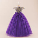Elegant Bow Bridesmaid Party Girls Dress