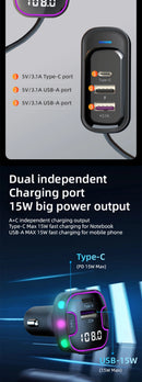 Bluetooth 5.3 FM Transmitter Car kit