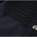 Women's Black Cropped Blazer Stand Collar Button Front Long Sleeve Slim Coat 2026 Spring Casual Daily Fashion Lady Outerwear