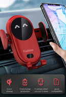 Fashion Qi Fast Wireless Charger Car Phone Holder
