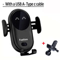 Fashion Qi Fast Wireless Charger Car Phone Holder