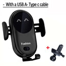 Fashion Qi Fast Wireless Charger Car Phone Holder