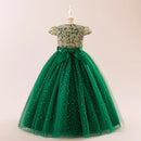 Elegant Bow Bridesmaid Party Girls Dress