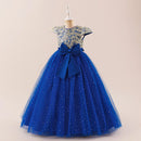 Elegant Bow Bridesmaid Party Girls Dress