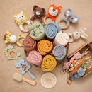 Baby Bathing Mouth Water Towel Pacifier Set