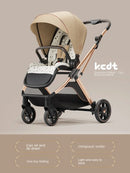 Baby carrige can sit