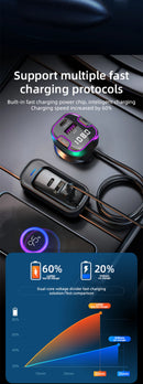 Bluetooth 5.3 FM Transmitter Car kit