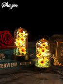 Graduation season gift small sunflower plastic set