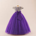 Elegant Bow Bridesmaid Party Girls Dress