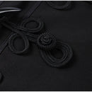 Women's Black Cropped Blazer Stand Collar Button Front Long Sleeve Slim Coat 2026 Spring Casual Daily Fashion Lady Outerwear
