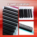 Fadvan U Shaped YY Parallel Flower Fake Eyelashes Cosplay Double Tips Lashes 2D YY Lashes Premade Fans Volume False Lash Makeup