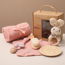 Baby Bathing Mouth Water Towel Pacifier Set