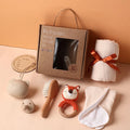 Baby Bathing Mouth Water Towel Pacifier Set