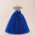Elegant Bow Bridesmaid Party Girls Dress