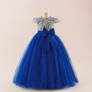 Elegant Bow Bridesmaid Party Girls Dress