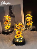 Graduation season gift small sunflower plastic set