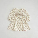 Infant Kids Baby Girls Long Sleeve Sisters Dress