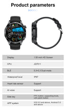 Men New Smartwatch Bluetooth Call Waterproof