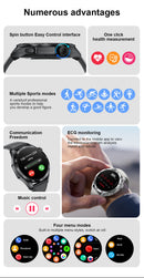 Men New Smartwatch Bluetooth Call Waterproof