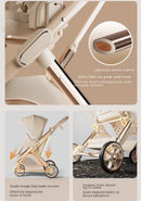 Baby carrige can sit