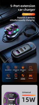Bluetooth 5.3 FM Transmitter Car kit