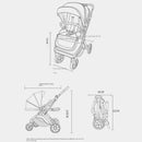Baby carrige can sit